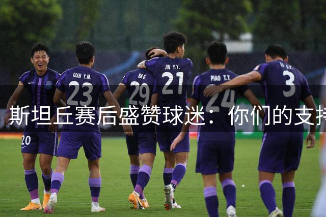 斯坦丘赛后盛赞球迷：你们的支持无可替代
